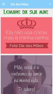 Amizade, Amor e Carinho android App screenshot 1