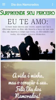 Amizade, Amor e Carinho android App screenshot 4